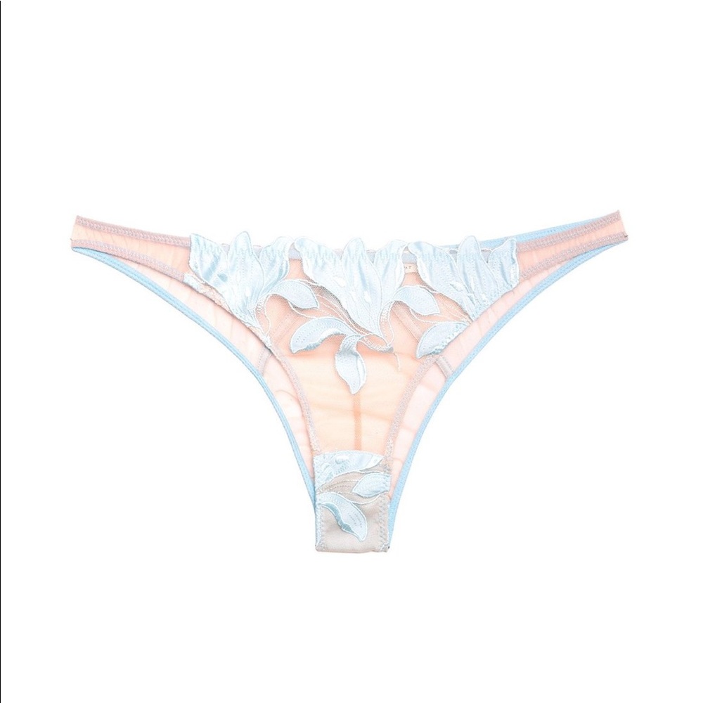 Fleur Du Mal Lily Embroidery Cheeky